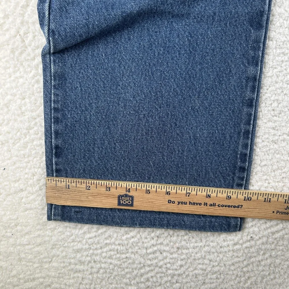 Levis 517 Jeans Mens 40x27 Medium Wash Denim Slim Bootcut Zip Fly Classic Hemmed